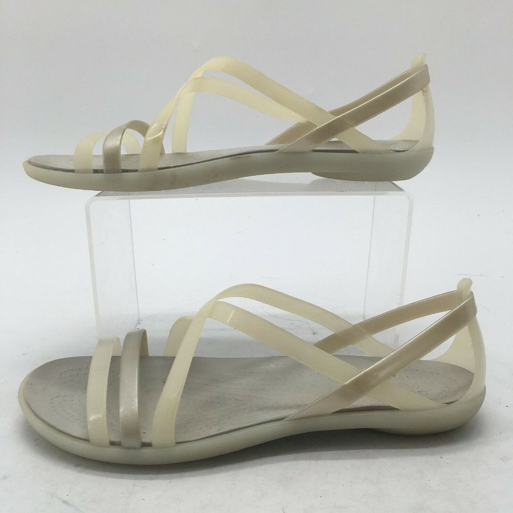 Crocs Womens 7 Isabella Strappy Slip On Casual San